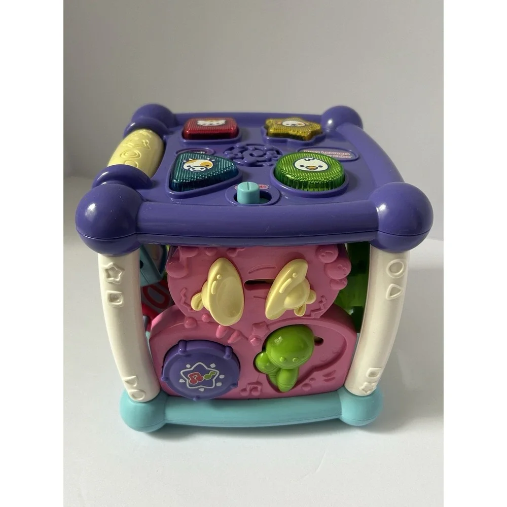 VTech Busy‎ Learners Activity Cube, Purple, Tested, Lights /Music Work
